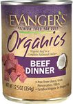 Evanger's Organics Beef Dinner for Dogs 12.5 oz (Pack of 12)