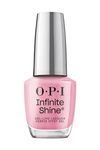 OPI Infinite Shine Nail Polish - Flamingo Your Own Way - Gel Like & Long Lasting Pink Crème Nail Polish - with Pre-Cured Gel Technology & OPI Pro-Wide Brush (15ml)