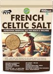 Organic One Premium French Celtic Sea Salt – 900g | Sel Gris Unrefined, Hand-Harvested Grey Salt | Mineral-Rich, Natural & Moist Texture | Chefs’ Choice | for Cooking, Grilling, Finishing & Table Use