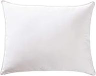 Amazon Basics Deluxe Down-Alternative Pillow with Cotton Shell - Soft Density, Standard