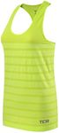 TCA Women's Quickdry SuperKnit Engineered Running Vest Top & Training Tank - Volt, S
