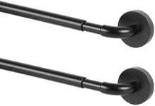 TYRON 2 Pack Magnetic Curtain Rod f