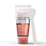 Dr. Sheth’s Collagen & Vitamin C Overnight Moisture Wrapping Mask | For Plump, Smooth & Glass-Skin Glow | Improves Skin Texture & Deeply Hydrates | 50ml