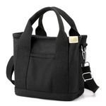 Canvas Tote For Women With Zipper