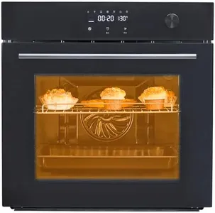 Single Wall Oven 24", Built-in Electric Ovens, 3000W, 240V, 2.5Cu.ft Convection Built-in Oven, Stainless Steel, Touch Screen