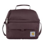 Carhartt Insulated 12 Can Two Compartment Lunch Cooler, Durable Fully-Insulated Lunch Box, Dual Compartment (Port)