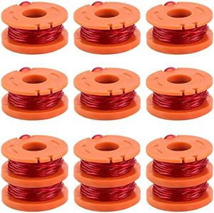 TOMOON 12 Pack WA0010 Trimmer Line Spools-Compatible with W.orx String Trimmer-0.065" Weed Wacker String,PA6-GF30 Trimmer Spool-Replace WA0004 WG163 WG165 WG180