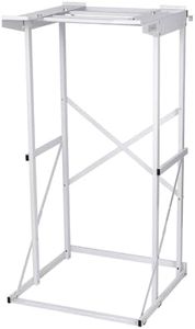 Black+Decker Washer Dryer Stacking Rack Stand, Compatible with Black and Decker Portable Washers and Dryers, Heavy Duty Steel, Dryer Stand with 60 lb. Weight Capacity, BWDS, White