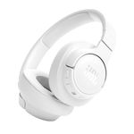 JBL Tune 720BT Wireless On-Ear Headphones with JBL Pure Bass Sound, Bluetooth 5.3, Hands-Free Calls, Audio Cable and 76-Hour Battery Life, White