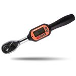 KUSAM-MECO KM-NGM-100 Digital Torque Wrench (3-100 N.m) | ±2% High Precision | LED & Buzzer Torque Alert | 1/2" Drive | Professional Automotive & Industrial Torque Tool