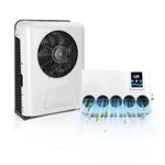 12V 10500BTU Universal Electric RV Truck Camper Van Air Conditioner New Energy electric Automotive Split Air Conditioner AC Unit 12V for truck, semi trucks, RV,Van ac（White)