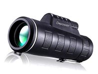 DFlamepower 10x42 HD Monocular with Full Optical Prism and Dual Focus Telescope, Waterproof, Portable Spotting Scopes for Bird watching black