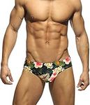 MIZOK Men's Floral Swimsuits Bikini