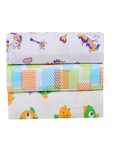 Wonder Wee Cotton Baby Blanket Lightweight & Comfortable Best for Newborn Boy & Girl | 2 Layered Baby Swaddle | Size 44'' x 44'' Inch Swaddle Blankets, Stroller Cover | 0-3 Years | Pack of 3