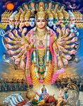 All-Good Vishnu Wall Sticker self Adhesive god Posters for Walls(Size_12x18 inch,Multicolor,Paper)