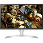 LG Electronics 69 Cm/27 Inches LCD 4K-Uhd 3840 X 2160 Pixels HDR 10 Monitor with IPS Panel for Designing,Radeon Freesync,Height/Pivot/Tilt Adjustable Stand,Hdmi X 2,Display Port- 27Ul550 (White)