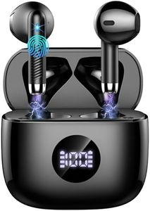 Wireless Earbuds, Bluetooth 5.4 Headphones in Ear with 4 ENC Noise Cancelling Mic, Bluetooth Earbuds 40H Playtime, Ear Buds HiFi Stereo Deep Bass Wireless Earphones, IP7 Waterproof, USB-C Fast Charge