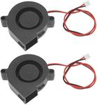 EMSea 2Pcs Blower Radial Cooling Fan for 3D Printer Humidifier Aromatherapy - 50x15mm (12V 7000 RPM)