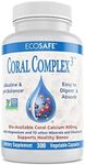 Coral Complex 3 - Coral Calcium 900 mg with Vitamin D3 1200 IU and Magnesium168 mg - 300 Vegetarian Capsules