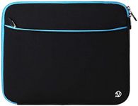 VanGoddy Black Blue Protective Neoprene Sleeve Suitable for Lenovo IdeaPad Miix/Yoga Series / S21e / 11"-12inch Laptops