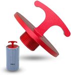 Oil Filter Plug Tool, Aluminum Alloy Oil Filter Cap Off Tool for Dodge Ram 2500, 3500, 4500, 5500 Cummins 05083285aa Mo285 Turbo Diesel 5.7l 6.4l 6.7l (Red)