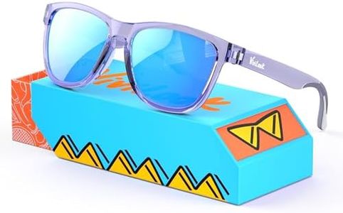 VIVILOOK Sunglasses for Women Men, Elastic Touch Polarized Womens Sunglasses, Mirrored UV400 Protection TR Sun Glasses Pippop Ice Mint Fizz