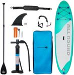 GAOMON Inflatable Stand Up Paddle Board, 10'6" x 33" x 6" Inflatable Paddle Board with Premium Paddle Board Accessories, Non-Slip Comfortable Deck for Youth & Adults of All Skill Levels