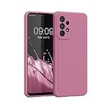 kwmobile Case Compatible with Samsung Galaxy A33 5G Case - TPU Silicone Phone Cover with Soft Finish - Dark Rose