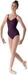 Bloch Womens Mirella Women's microlux Princess Seam v-Front Camisole Leotard M207LD-P, Womens, Mirella Women's microlux Princess Seam v-Front Camisole Leotard, M207LD, BlackBerry, Large