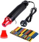 Mini Heat Gun, Heat Shrink Tubing Kit, 300W/220V Portable Hot Air Gun, YEESON Mini Heat Gun Multi-Function Hand-Hold Heat Tools for DIY Embossing Drying Paint Crafts +164Pcs Heat Shrink Wrap Tube2:1