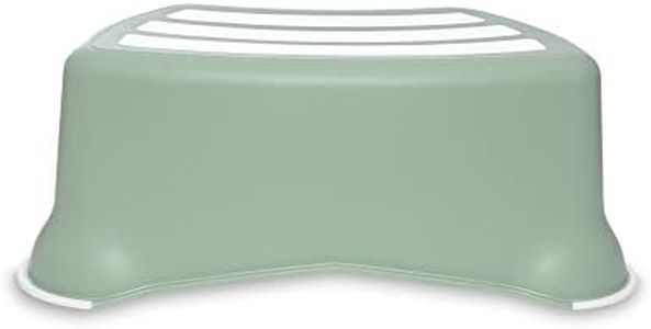 My Little Step Stool - Green Pastel Step Stool for Toddlers, Anti-Slip Toilet Training Step for Kids to Reach The Toilet and Sink