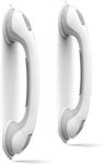 Shower Grab Bar,16 inch Bathroom Shower Handle 2 Pack, Suction Grab Bars Removable Handrails for Elderly Seniors Safety Balance Hand Grip Rail Waterproof