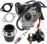 GY6 carburetor compatible with 150cc QMJ152/157 QMI152/157 4 Stroke Engines scooter ATV kart moped UTV 4 wheeler Kazuma Baja Kymco Taotao