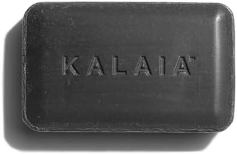 Kalaia Detox and Balance Cleansing Bar | 3 oz | Skin Care Body Wash with Water & Charcoal Soap for Face & Body | Facial Cleanser with Activated Charcoal & Shea Butter for Deep Cleansing