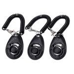 LHKJ 3 Pcs Dog Clickers for Training and Dog Whistles with Spiral Line