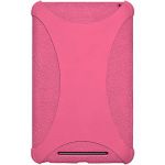 Amzer AMZ94389 Silicone Jelly Soft Skin Fit Case Cover for Asus Nexus 7, Google Nexus 7, 1-Pack, Retail Packaging (Baby Pink)