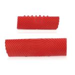 2Pcs Wood Graining Painting Tool Rubber Imitation Wood Grain Tool Imitation Wood Grain Tool Wood Grain Paint Roller Brush Decorating Tool for DIY Wall Room Art Paint