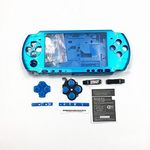 Full Shell Housing Case Cover with Buttons Kit Set For Sony PSP3000 PSP 3000 3001 3002 3003 3004 Series Replacement - Blue