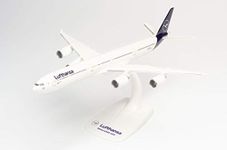 Herpa 612616 Lufthansa Airbus A340-600 Lübeck in Miniature for Crafting, Collecting and as a Gift, Multicoloured