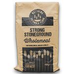 Matthews Cotswold Traditional Stoneground Strong Wholegrain Flour | 14.5% Protein | Specialty | Artisanal | Milled in Britain (16kg Bag (Single Sack))