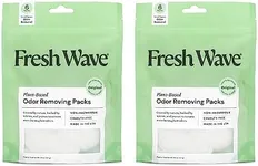 Fresh Wave Odor Eliminating & Deodorizing Packs | 2 Bags of 6 Each | Safer Odor Relief for Small Spaces | Natural Plant-Based Odor Eliminator | Odor Absorbers for Home