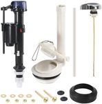 Toilet Flush Valve Kit &Toilet Water Fill Valve Fit for American Standard Champion 4 & Titan, Fit for Duravit – Adjustable Quiet Fill Valve