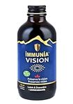 Immunia VISION - Wild blueberry concentrate + Lutein & Zeaxanthin. Eye Health Antioxidant Supplement. Eye Vitamins to PRESERVE vision. Liquid formula. Delicious taste. 5 ml/day (for 24 days). Fruits from Canada. (1-pack)