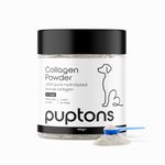 Puptons Collagen Powder for Dogs | 500g (200 Servings) Collagen Boost | Joint & Mobility Support for All Dogs | Aids Skin, Coat Health & Digestion | Measuring Scoop Included