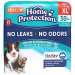 Hartz Home Protection Mountain Fresh Scented Dog Pads, XL 30 Count, Super Absorbent & Won't Leak, Odor Eliminating