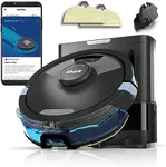 Shark Matrix Plus 2in1 Robot Vacuum & Mop with Sonic Mopping, Matrix Clean, Home Mapping, HEPA Bagless Self Empty Base, CleanEdge, for Pet Hair, Wifi, Black/Silver (RV2610WA)