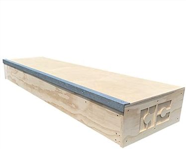 OC Ramps 6ft Grind Box - Durable Skate Boxes for Grinding - Wood Skateboarding Obstacle with Metal Rail - Great for Bikes, Scooters, Snowboarding and Inline Skates as Well