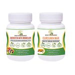 BB Back To Beginnings Complete Wellness Quercetin With Bromelain And Curcumin Max | 500 Mg Blend | Combo Pack-(120 Veg Capsules)