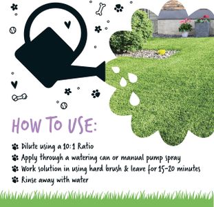 BUGALUGS Artificial Grass Cleaner 1L – Pet Safe Lavender Odour Eliminator