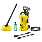 Kärcher K 2 Power Control Home pressure washer, pressure: max. 110 bar, flow rate: 360 l/h, area: 20 m²/h, water filter, weight: 4.0 kg, high-pressure gun, dirt blaster, spray lance, Home Kit